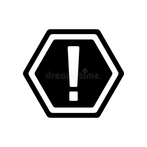 Attention Icon Vector Isolated On White Background Attention Si Stock