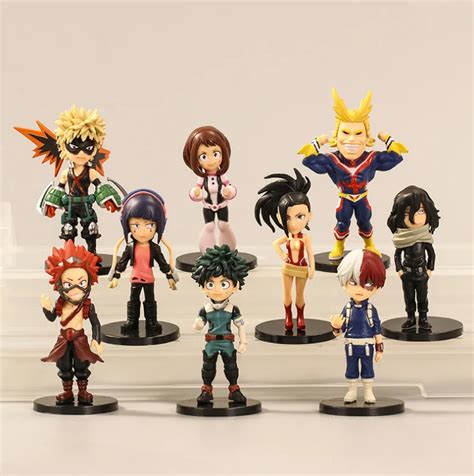 9pcs My Hero Academia Cake Topper My Hero Academia Theme Party Supplies