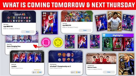 What Is Coming On Tomorrow Monday And Next Thursday EFootball 2023