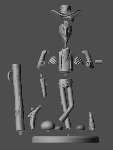 Fichier Stl Lucky Luke 🗿 ・modèle Imprimable En 3d à Télécharger・cults