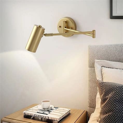 Minimalist Industrial Swing Arm Wall Lamp Ping Lighting Wall Sconces Swing Arm Wall Sconce