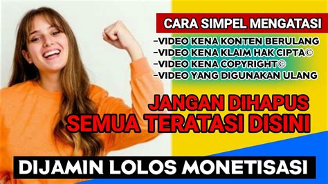 Cara Mengatasi Video Kena Hak Cipta Dan Cara Mengatasi Video Kena