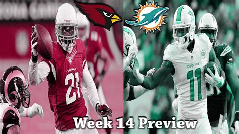 Nfl Week 14 2016 Arizona Cardinals Vs Miami Dolphins Preview Youtube