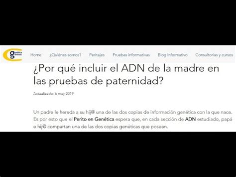 MANUEL JOSÉ CON LAS PRUEBAS DE ADN DE TRÍO SE PUEDEN DETERMINAR Y