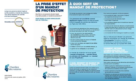 La Prise Deffet Dun Mandat De Protection Ou Mandat D Inaptitude