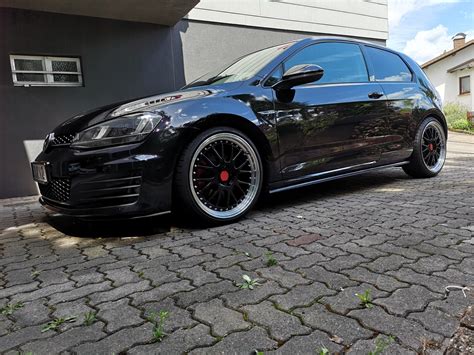 Vw Golf 7 Schwarz Asa Tec Speedwheels Gt Evo Schwarz 19