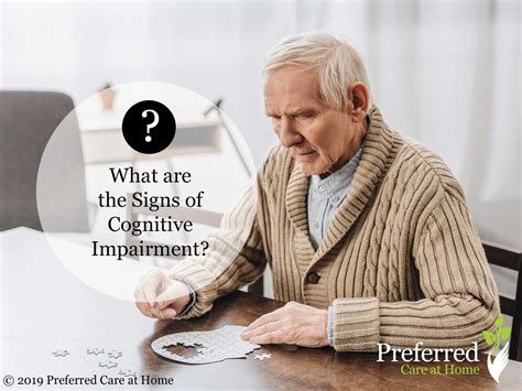 What Are The Signs Of Cognitive Impairment Pcah