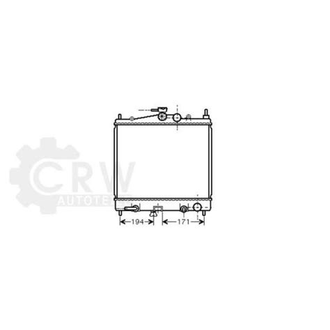 AVA QUALITY COOLING K Hler F R Motork Hlung NISSAN III K12 U A