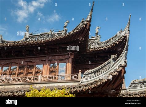 Roof Detail Yuyuan Garden Shanghai China Stock Photo Alamy