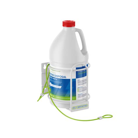 Rx Destroyer 64 Oz Bottle Mount W Security Cable Rx64wallsec Rx