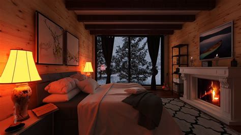 Sleep Soundly In Minutes Cozy Winter Cabin With Sounds Of Blizzards