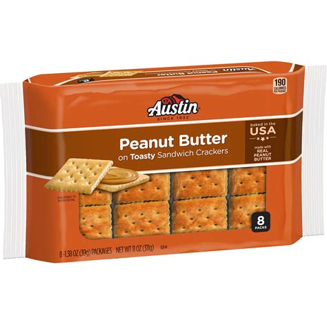 Austin Peanut Butter On Toasty Sandwich Crackers 11 Oz Shop Crackers