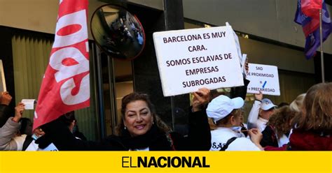 Les Treballadores De L Atenci Domicili Ria De Barcelona Es Manifesten