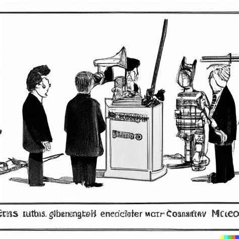 DALLE 2 Political Cartoon In Newyorker Magazine Style AI Demos