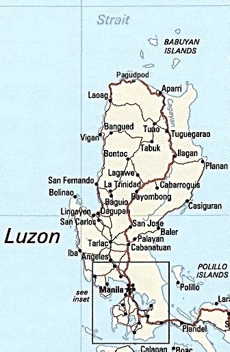 Luzon Map Travel To The Philippines