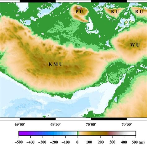 Geology And Tectonic Map Of The Kutch Region Showing Faults Uplifts