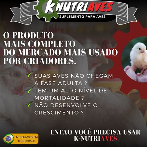 K Nutriaves Suplemento Aves Crescimento Engorda Postura Kg Mercadolivre