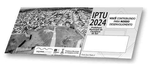 Saiba como pagar o IPTU 2024 Gazeta de Caçapava