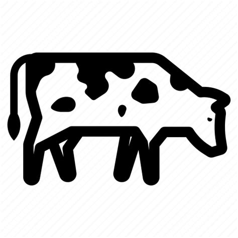 Beef Bovine Cattle Cow Farm Meat Pasture Icon Download On Iconfinder