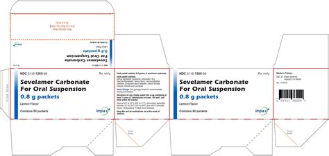 Sevelamer Carbonate Powder For Suspension