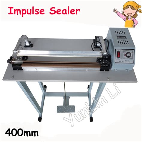 Bag Sealer Foot Pedal Impulse Plastic Bag Sealer H Vicedeal