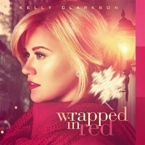 Kelly Clarkson Wrapped In Red Wallpaper