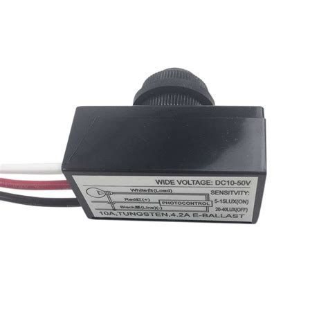 Proshopping DC 12V 24V 36V 48V Outdoor Sensor Photoelectric Switch 5A