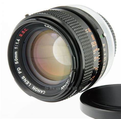 The Canon FD 50 Mm F 1 4 S S C Lens Specs MTF Charts User Reviews