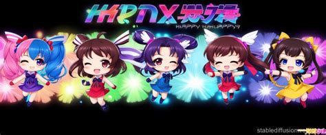 Chibi Anime Friends