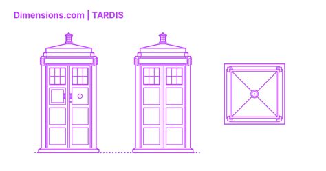 TARDIS Dimensions & Drawings | Dimensions.com