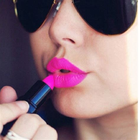 Bright Pink Lipstick Photoshoot Ideas Pinterest