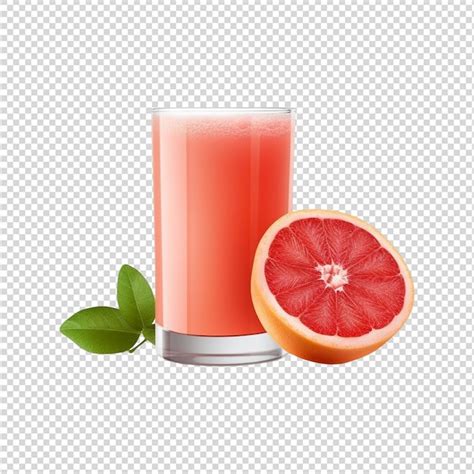 Premium Psd Orange Juice Glass Isolated On White