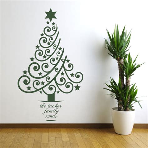 Fabric Christmas Tree Wall Sticker – spin collective