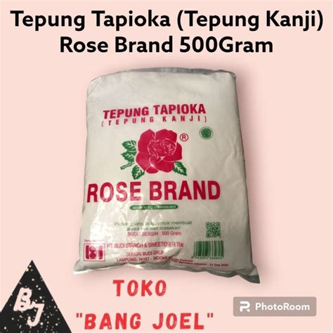 Tepung Tapioka Rose Brand Gram Tepung Kanji Kemasan Gram