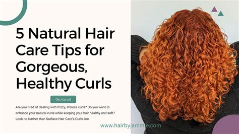 5 Natural Hair Care Tips for Gorgeous, Healthy Curls