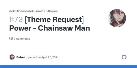 Theme Request Power Chainsaw Man · Issue 73 · Doki Themedoki