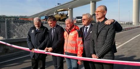 Genova Lavori Pubblici Inaugurata La Nuova Strada Campasso Certosa Un