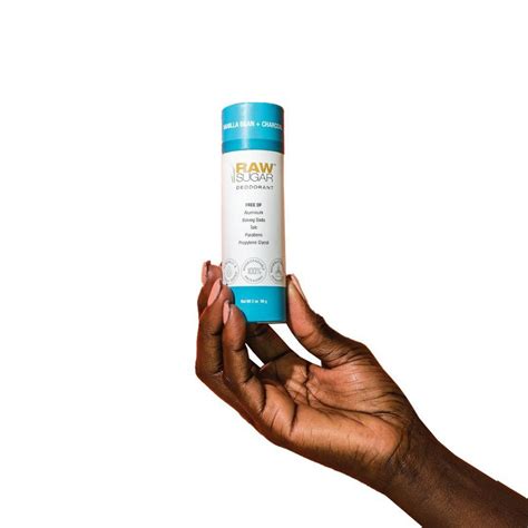 Raw Sugar Vanilla Bean Charcoal Aluminum Free Deodorant 2oz 2 Oz