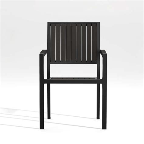 Alfresco Black Outdoor Dining Chair Reviews Crate And Barrel Canada