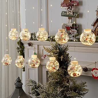 Amazon Wishing Ball Curtain Lights Christmas Wishing Ball String