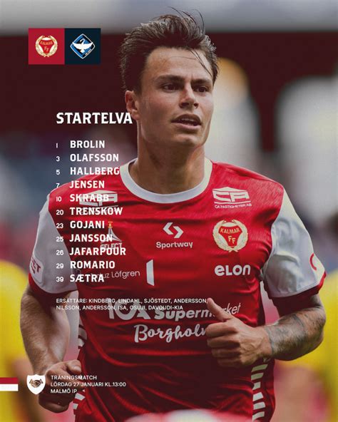 Startelvan mot HB Köge Kalmar FF