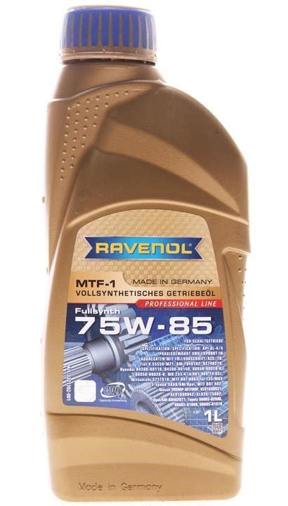 1221102001 Ravenol - Олива трансмісійна RAVENOL MTF-1 75W-85, 1л ...