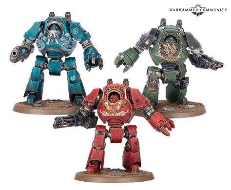 The Horus Heresy Mehr Legion Contemptor Dreadnoughts Brückenkopf