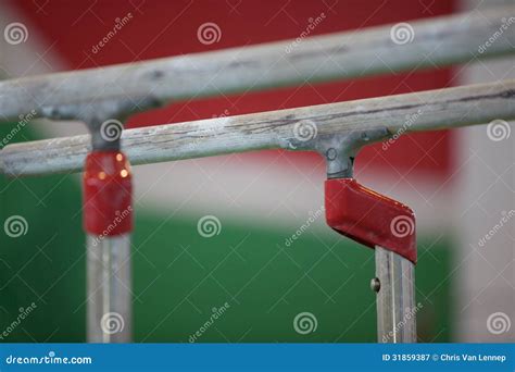 Gymnastics Mens Bars Apparatus Stock Image Image Of Apparatus
