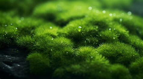 Premium Photo Beautiful Green Moss Closeup Natural Background For Design