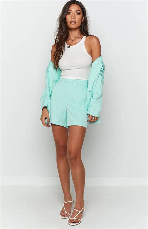 Teenage Dream Shorts Mint Beginning Boutique