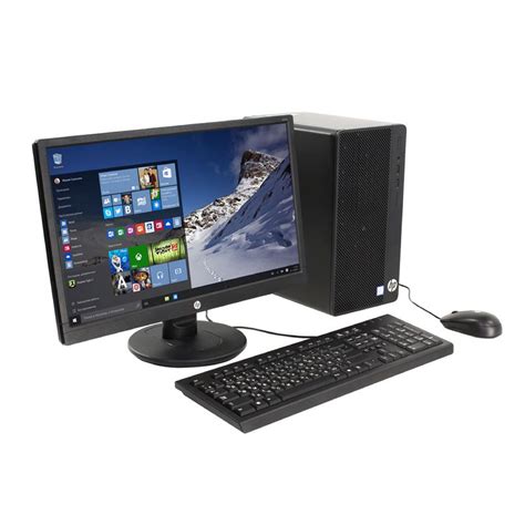 Hp 290 G1 Microtower Desktop Intel Core I3 4GB RAM 1TB HDD 18 5