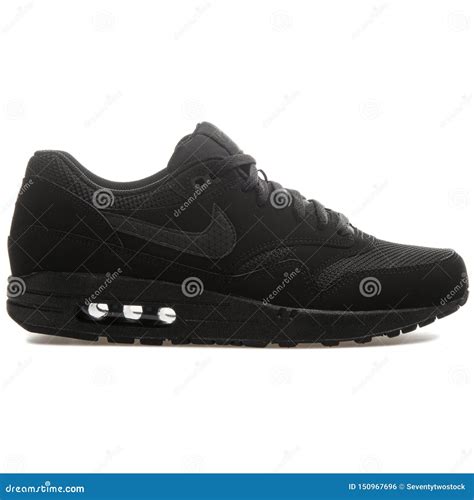 Nike Air Max 1 Essential Black Sneaker Editorial Photo Image Of Black Color 150967696