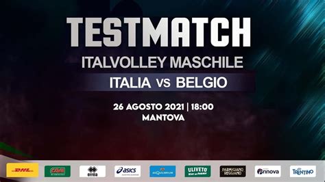 Testmatch I Mantova Italia Vs Belgio Youtube