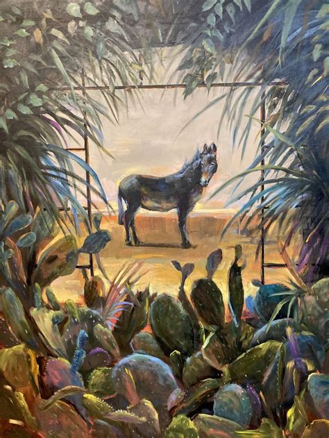 Staring Donkey Painting By Tora Aghabayova Saatchi Art